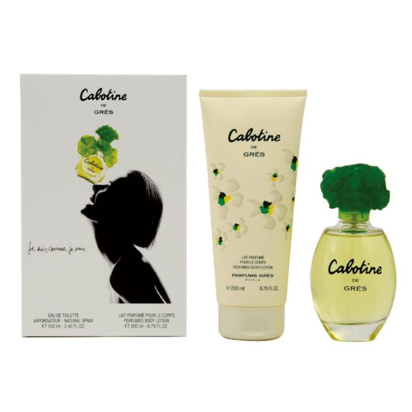 Parfums Gres Cabotine 3 piece Eau de Toilette for Women – 3 piece gift set