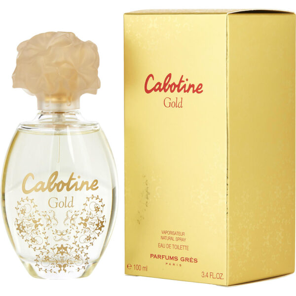 Parfums Gres Cabotine Gold Eau de Toilette for Women – 3.4 oz