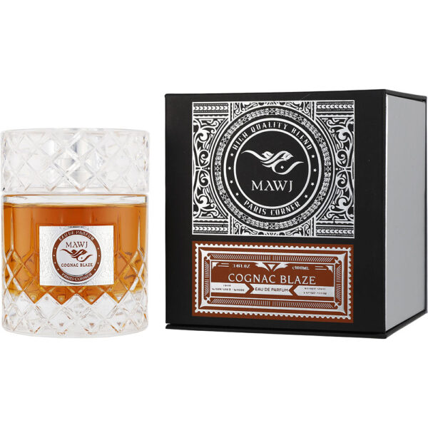 Paris Corner Mawj Cognac Blaze Eau de Parfum for Unisex – 3.4 oz
