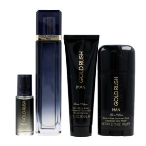 Paris Hilton Gold Rush Man 4 piece Eau de Toilette for Men – 4 piece gift set