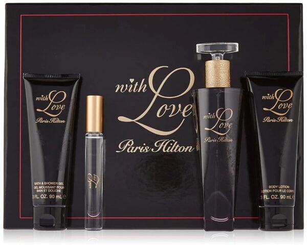 Paris Hilton With Love EAU DE PARFUM SPRAY 3.4 OZ & Body Lotion Set