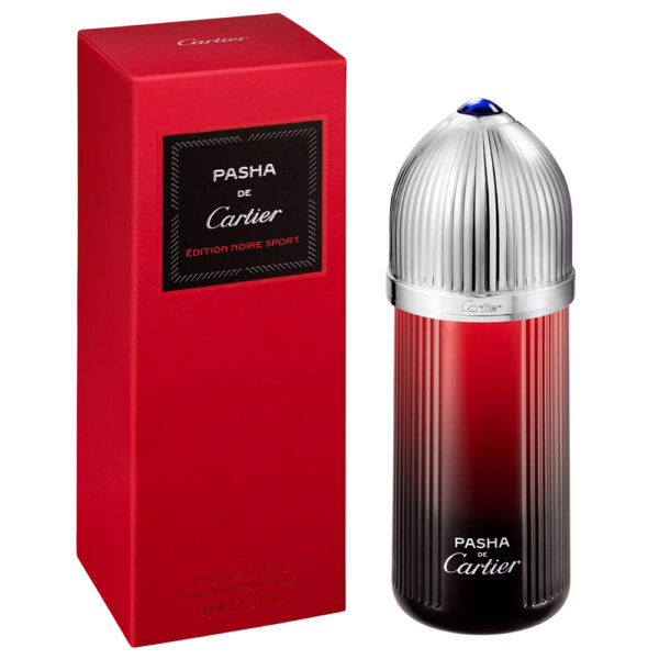 Pasha de Cartier Edition Noire Sport Eau de Toilette for Men – 5 oz