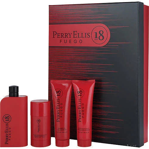 Perry Ellis 18 Fuego for Men EDT Spray Gift Set