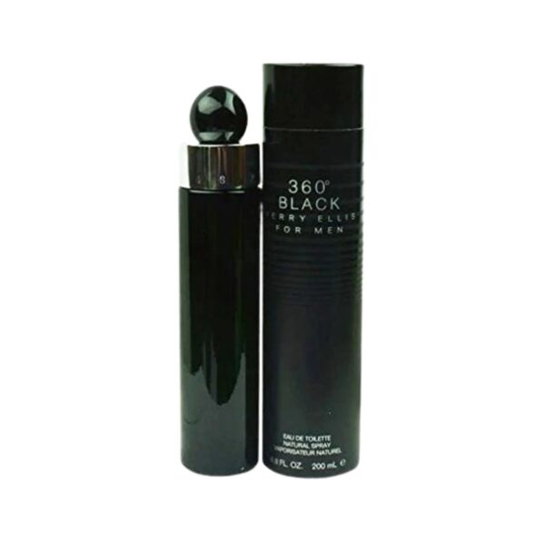 Perry Ellis 360 Black Eau de Toilette for Men – 6.8 oz