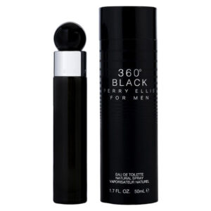 Perry Ellis 360 Black Eau de Toilette for Men – 1.7 oz