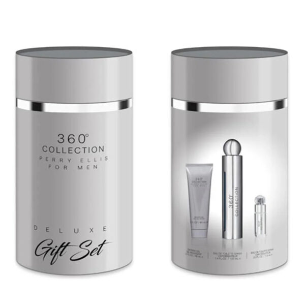 Perry Ellis 360 Collection 3 piece Eau de Toilette for Men – 3 piece gift set