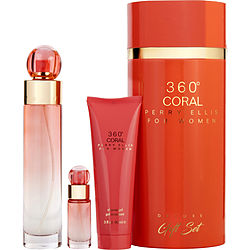 Perry Ellis 360 Coral for Women – 3 piece gift set - v2
