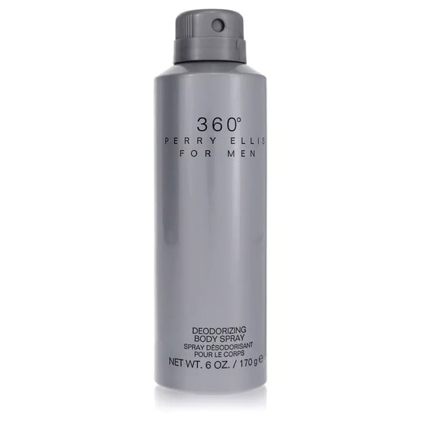 Perry Ellis 360 Deodorizing Body Spray for Men – 6.0 oz