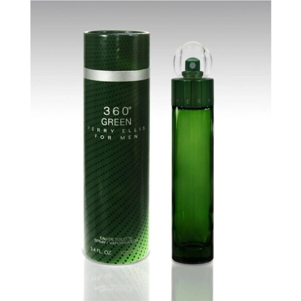 Perry Ellis 360 Green Eau de Toilette for Men – 3.4 oz