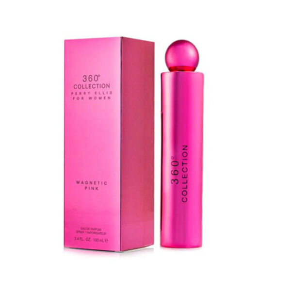 Perry Ellis 360 Magnetic Pink Eau de Parfum for Women – 3.4 oz