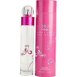 Perry Ellis 360 Pink Eau de Parfum Spray for Women, 3.4 oz