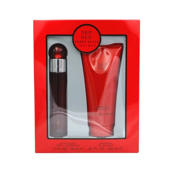 Perry Ellis 360 Red 2 piece Eau de Toilette for Men – 2 piece gift set