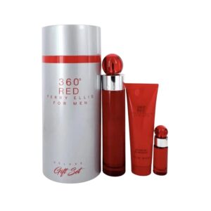 Perry Ellis 360 Red 3 piece v2 Eau de Toilette for Men – 3 piece gift set - v2