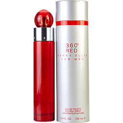 Perry Ellis 360 Red Cologne for Men - 3.4 oz Eau de Toilette