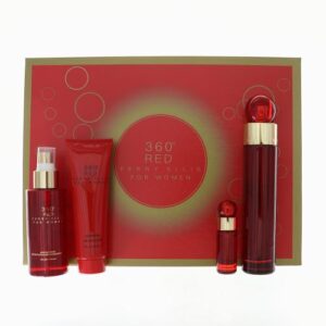Perry Ellis 360 Red Eau de Parfum 4-Piece Gift Set for Women
