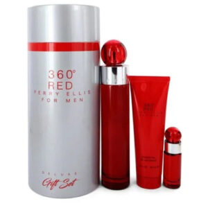 Perry Ellis 360 Red EDT Spray & Shower Gel Set for Men