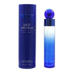 Perry Ellis 360 Very Blue Eau de Toilette for Men – 3.4 oz
