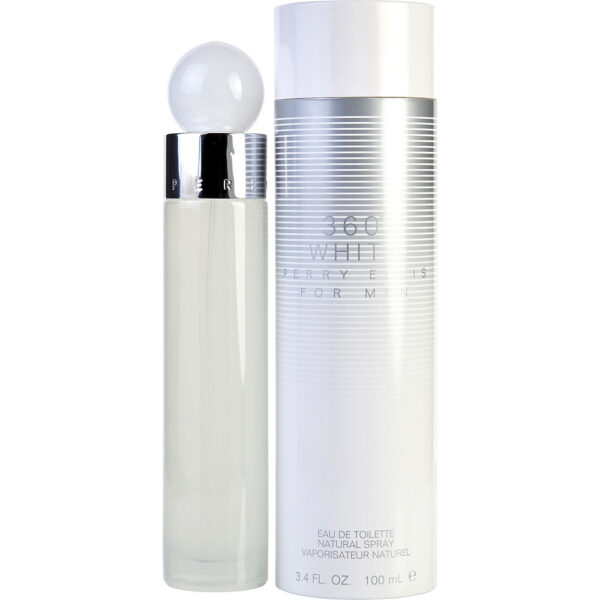 Perry Ellis 360 White Eau de Toilette for Men – 3.4 oz