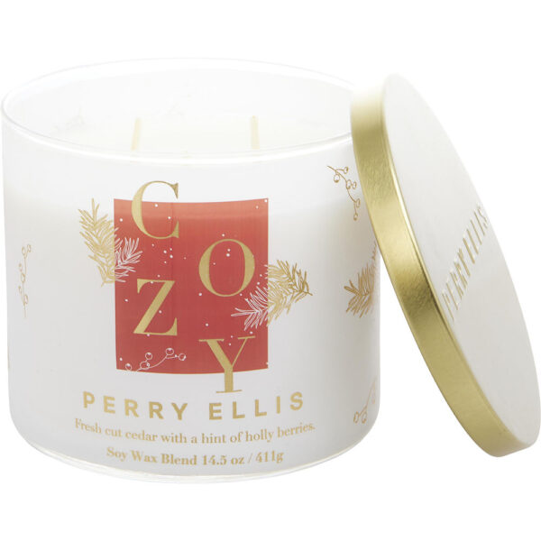 Perry Ellis Cozy CANDLE 14.5 OZ Unisex Fragrance