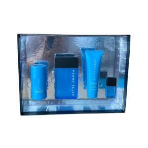 Perry Ellis Pure Blue 4 piece v2 Eau de Toilette for Men – 4 piece gift set - v2