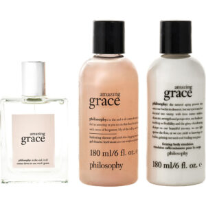 Philosophy Amazing Grace EDT Spray 2oz Set with Body & Shower Gel