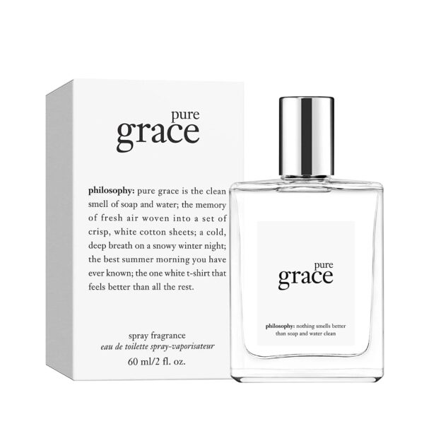 Philosophy Pure Grace Eau de Toilette for Women – 2 oz