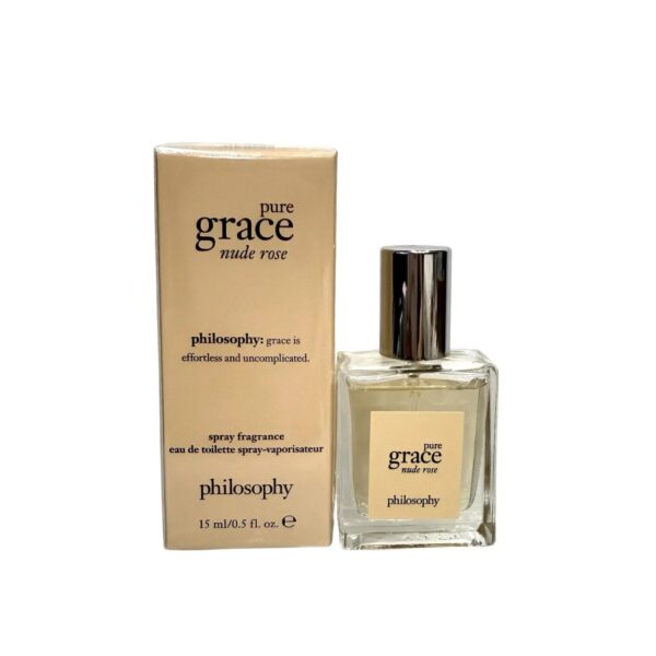 Philosophy Pure Grace Nude Rose Eau de Toilette for Women – 0.5 oz