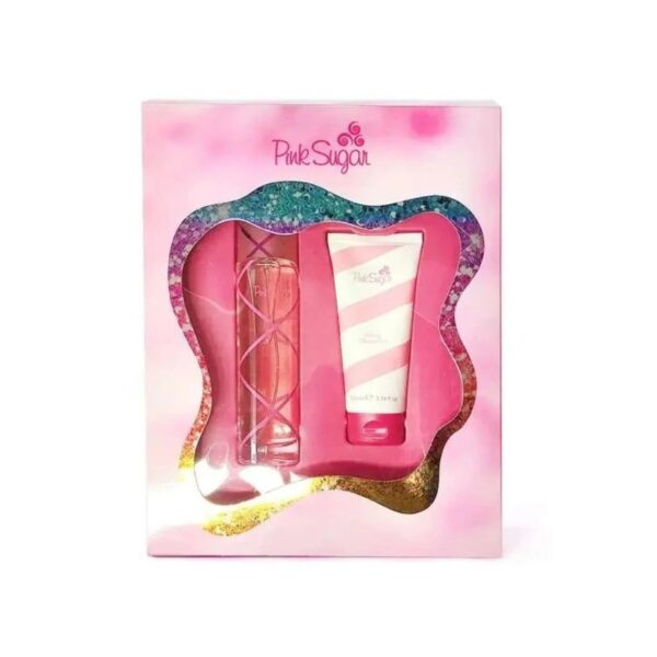 Pink Sugar by Aquolina EDT Spray 3.4 oz & Shower Gel Set