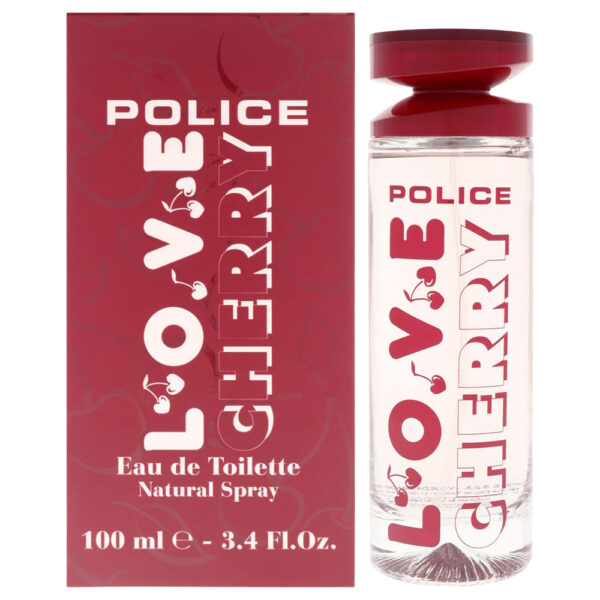 Police Love Cherry Eau de Toilette for Women – 3.4 oz