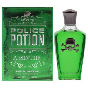 Police Potion Absinthe Eau de Parfum for Men – 3.4 oz