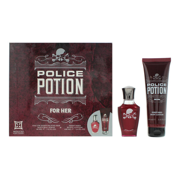 Police Potion by Police Eau de Parfum & Body Lotion Set