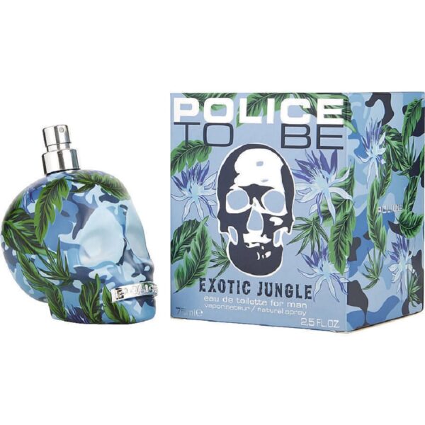 Police To Be Exotic Jungle Eau de Toilette for Men – 2.5 oz