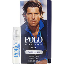 Polo Blue by Ralph Lauren EAU DE PARFUM SPRAY VIAL ON CARD for MEN