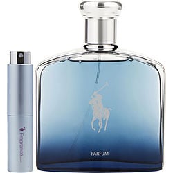 Polo Deep Blue by Ralph Lauren PARFUM SPRAY 0.27 OZ Travel Spray for Men