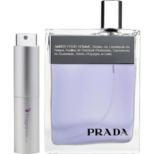 Prada Amber TRAVEL Eau de Toilette for Men – 0.27 oz