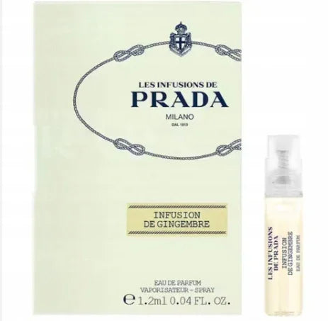 Prada Infusion De Gingembre Les Infusions Eau de Parfum for Unisex – 0.04 oz