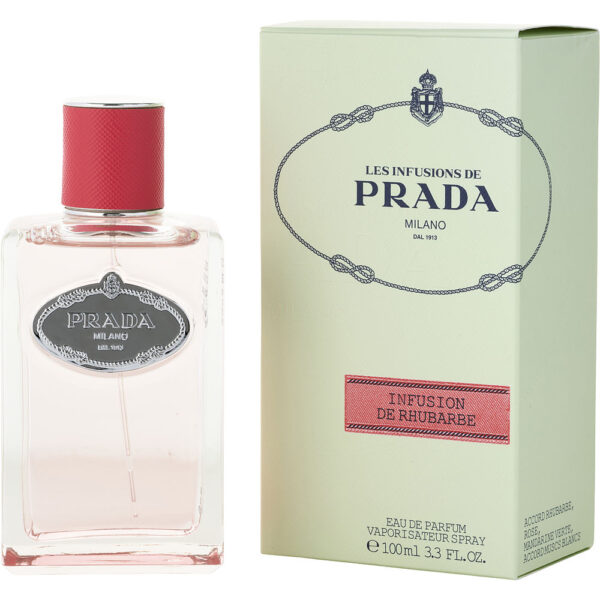 Prada Infusion De Rhubarbe Eau de Parfum for Women – 3.4 oz