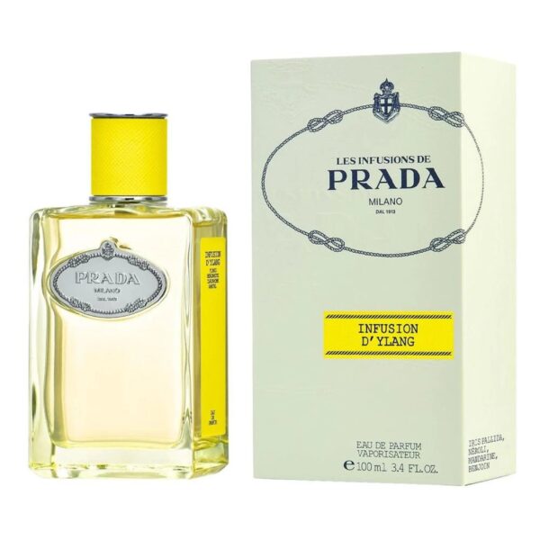 Prada Infusion D'Ylang Les Infusions Eau de Parfum for Unisex – 3.4 oz