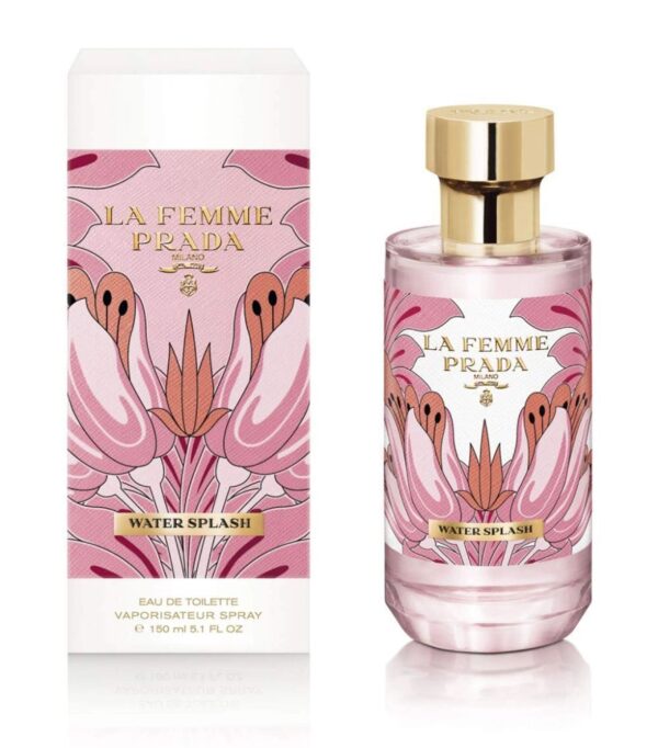 Prada La Femme Water Splash Eau de Toilette for Women – 5.1 oz