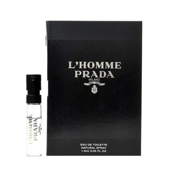 Prada L'homme Eau de Toilette for Men – 0.05 oz