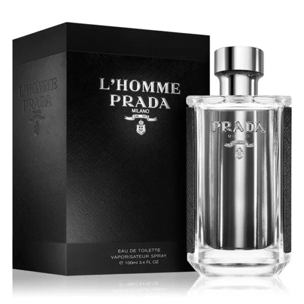 Prada L'homme Eau de Toilette for Men – 3.4 oz