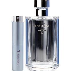 Prada L'homme L'eau EDT Spray 0.27 oz Travel Size for Men