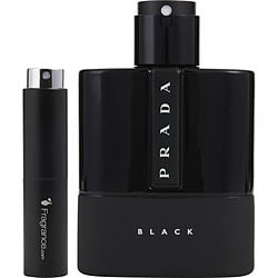 Prada Luna Rossa Black EAU DE PARFUM SPRAY 0.27 OZ Travel Spray for Men