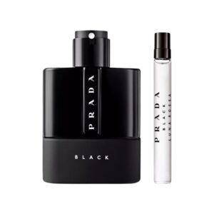Prada Luna Rossa Black Eau de Parfum for Men - 3.4 oz & Mini Set