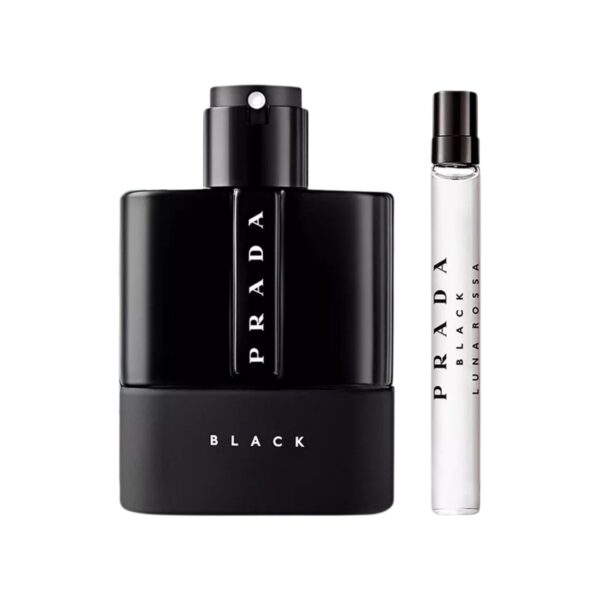 Prada Luna Rossa Black Eau de Parfum for Men - 3.4 oz & Mini Set