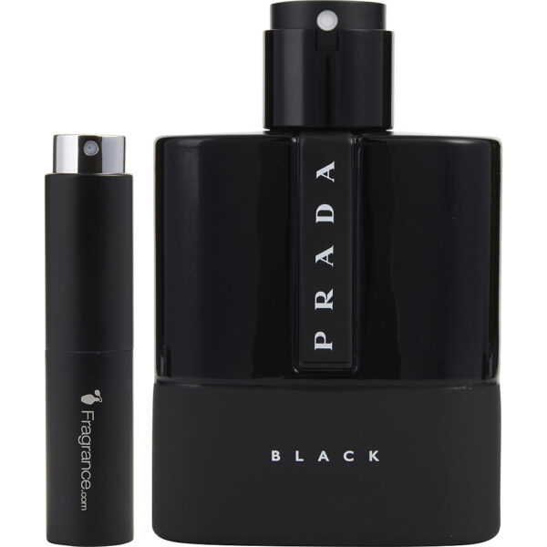 Prada Luna Rossa Black TRAVEL Eau de Parfum for Men – 0.27 oz