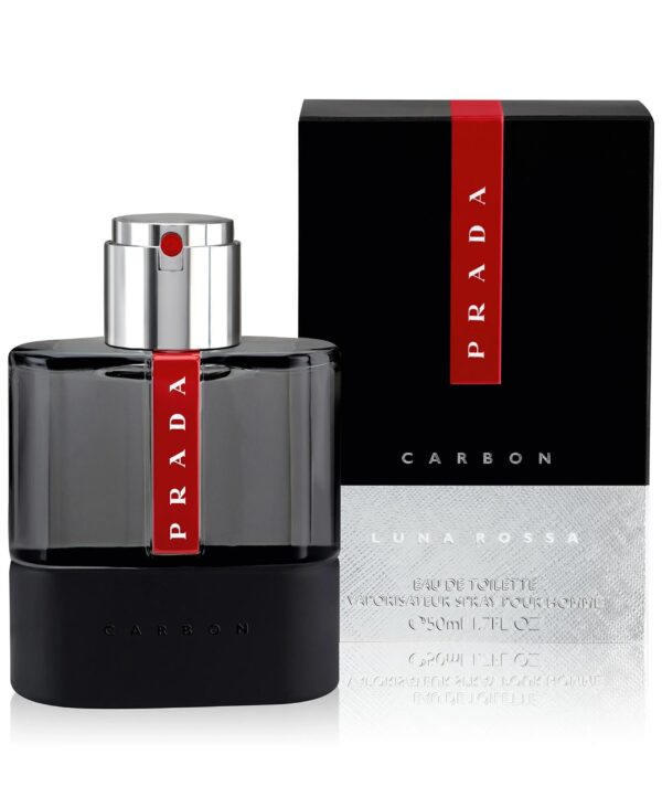 Prada Luna Rossa Carbon Eau de Toilette for Men – 1.7 oz