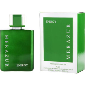 Prestigious Merazur Energy Eau de Parfum for Men – 3.3 oz