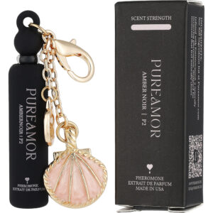 Pureamor Amber Noir KEYCHAIN Extrait de Parfum for Women – 0.06 oz