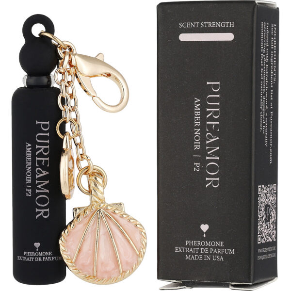 Pureamor Amber Noir KEYCHAIN Extrait de Parfum for Women – 0.06 oz